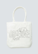 GEOFF MCFETRIDGE | OBSERVE CANVAS TOTE