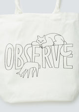 GEOFF MCFETRIDGE | OBSERVE CANVAS TOTE